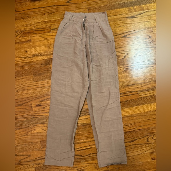 Uncle studio linen bloomers taupe size small like new - Picture 9 of 15